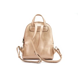 Rucsac dama Lamonza Xena auriu 26x11x31 cm