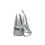 Rucsac dama Lamonza Xena argintiu 26x11x31 cm