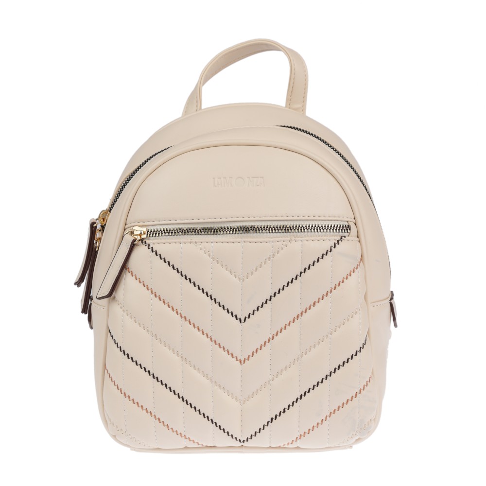 LAMONZA RUCSAC DE DAMA ELSA 20X11X25 CM BEIGE