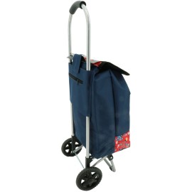 SACOSA PIATA 28 L CU CARUCIOR ALBASTRU