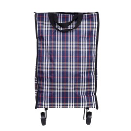 SACOSA DE PIATA CU ROTI 25 L ALB ALBASTRU