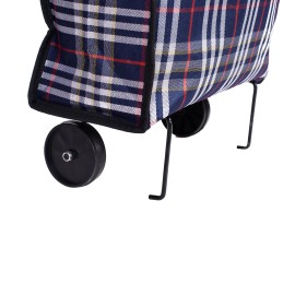 SACOSA DE PIATA CU ROTI 25 L ALB ALBASTRU