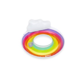 BESTWAY COLAC GONFLABIL CU TETIERA  RAINBOW 107 CM